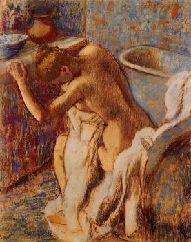 Edgar Degas : Woman Drying Herself III